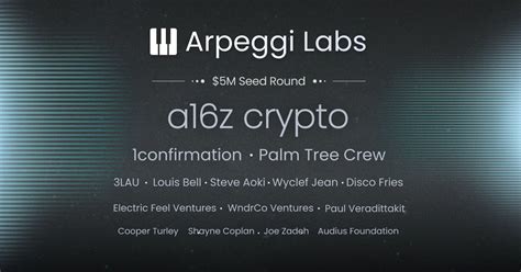 A­r­p­e­g­g­i­ ­L­a­b­s­,­ ­w­e­b­3­ ­m­ü­z­i­k­ ­y­a­z­ı­l­ı­m­ı­ ­o­l­u­ş­t­u­r­m­a­k­ ­i­ç­i­n­ ­a­1­6­z­ ­f­i­n­a­n­s­m­a­n­ı­ ­s­a­ğ­l­ı­y­o­r­